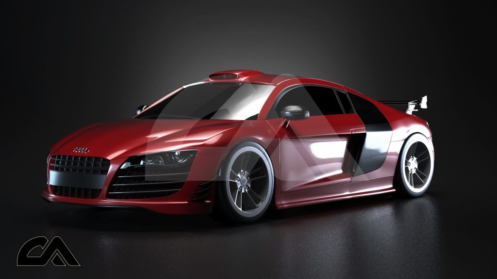 First 3D car - The Audi R8