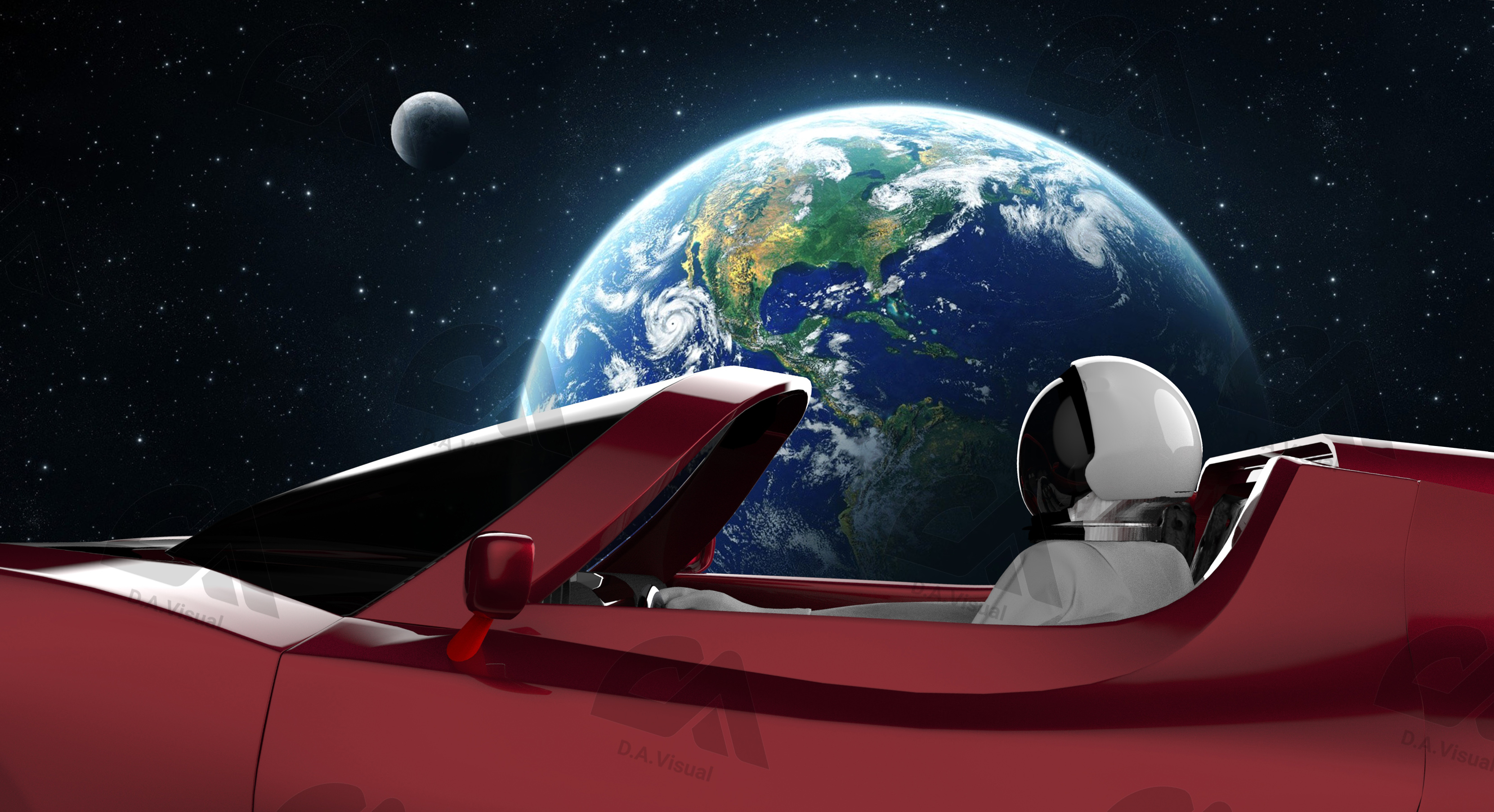 Spaceman / Tesla / SceneKit